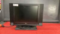 SMALL 15" LG TV - - NO REMOTE