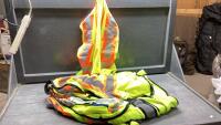 BUNDLE OF (10) SIZE LARGE SAFETY VESTS