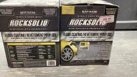 (2) BOXES ROCK SOLID FLOOR COATING