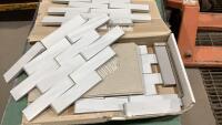 (5) BOXES WITH BACKSPLASH TILE