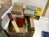 2 BOXES OF VINTAGE BOOKS