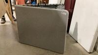 GREY PLASTIC FOLDING TABLE