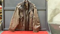 BOUTIQUE OF LEATHER BROWN LEATHER JACKET