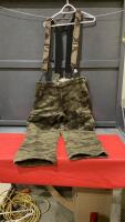 COLUMBIA FLEECE CAMO OVERALLS