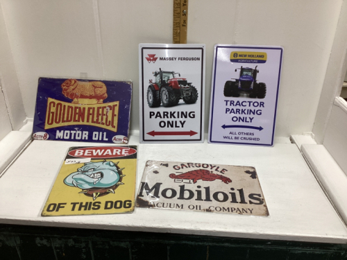 REPLICA TIN SIGNS