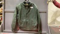 DANIER GREEN LEATHER JACKET