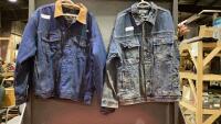 (2) JEAN JACKETS - "REQUEST" AND "CANADA SPORTSWEAR"