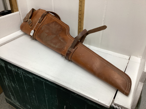 LEATHER GUN SCABBORD