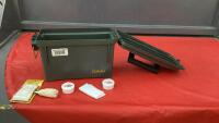 NYLON CABELA'S AMMO BOX W/ CONTENTS - CLEANING SUPPLIES