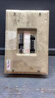 FEDERAL PIONEER STAB LOCK BREAKER BOX WITH BREAKERS