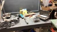 (2) SKIL CORDED IMPACTS, MAKITA DRYWALL SCREW GUN, WEN WET WHEEL