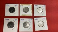 (6) CANADA QUARTERS - 1973