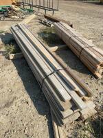 Bundle of mixed 10 foot lumber