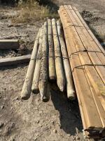 Small bundle of 6 foot driver post