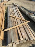 Bundle of one by four strapping