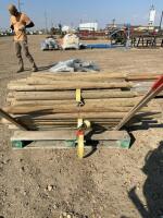 Pallet of treated stays