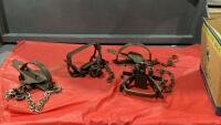 (4) ANIMAL LEG TRAPS
