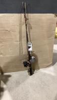 (2) FISHING RODS & REELS