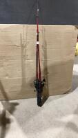 (2) FISHING RODS & REELS