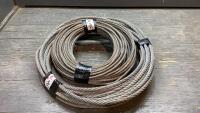 (2) COILS CABLE - 1/4&rdquo; + 3/8&rdquo;