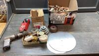 BOX WITH PULLEYS, COPPER + BRASS FITTINGS, SNAP-ON DRILL