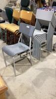 (8) PLASTIC STACKING CHAIRS