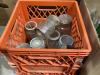 2 BOXES OLD BOTTLES AND CANNING JARS