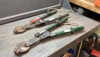 (2) RATCHETING CABLE CUTTERS - NEED SOME REPAIR