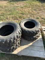 Set of four quad tires