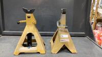 (2) BIG POWER FIST JACK STANDS