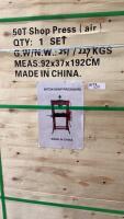 50 TON SHOP PRESS