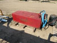 Rectangle steel fuel tank with pump