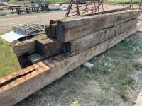Stack of timbers and switch ties