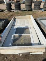 36 inch exterior door and frame