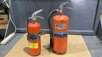 (2) FIRE EXTINGUISHERS - CHARGED