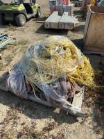 Large pallet of mixed nylon rope