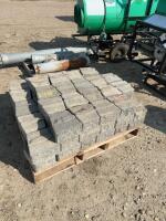Pallet of concrete blocks