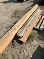 Pallet of mixed lumber