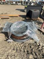 Pallet of wire and wire stays