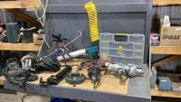 MAKITA 1/2&rdquo; SPEED DRILL USED FOR DRYWALL, JOBMATE CORDED DRILL, CAULKING GUN, &ldquo;JERKY GUN&rdquo;