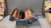 MASTERCRAFT BLUE METAL TOOLBOX