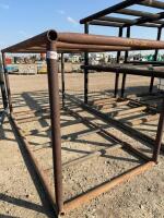 Two tier steel rack