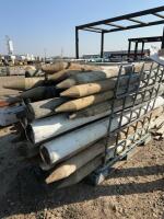 Crib of fence posts