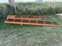 Pair of heavy duty, steel ramps