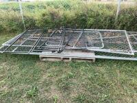 Pallet of Chain Link Panels and gates