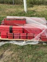Pallet of road flares