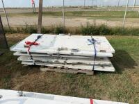 Pallet of steel exterior doors