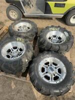Four quad tires on SS rims