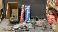BOX W/ KITCHEN FAUCETT, BALLCOCK, EXHAUST REPAIR KIT, FITTINGS,