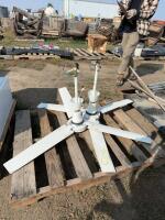 Two shop ceiling fans